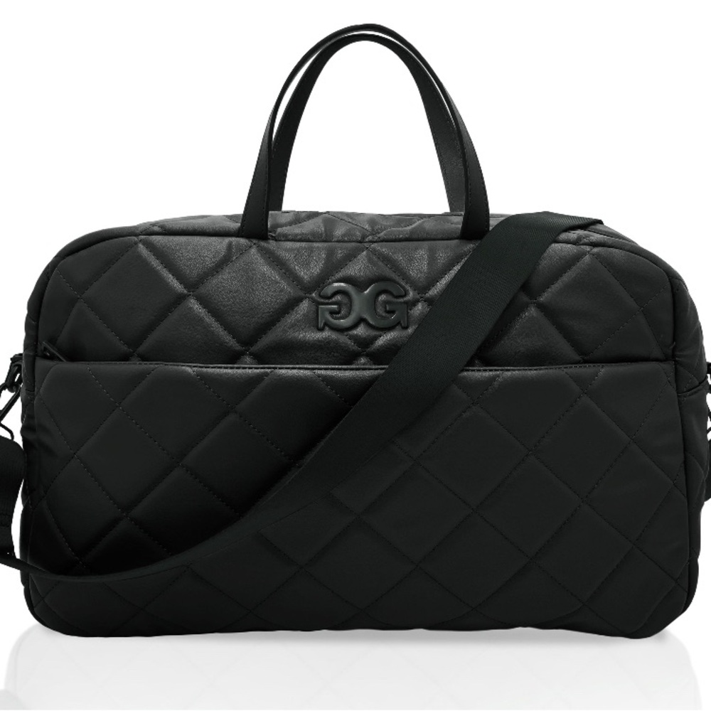 Gilda Paris “G" Logo Large Crossbody with Strap (GGH-514 Black)